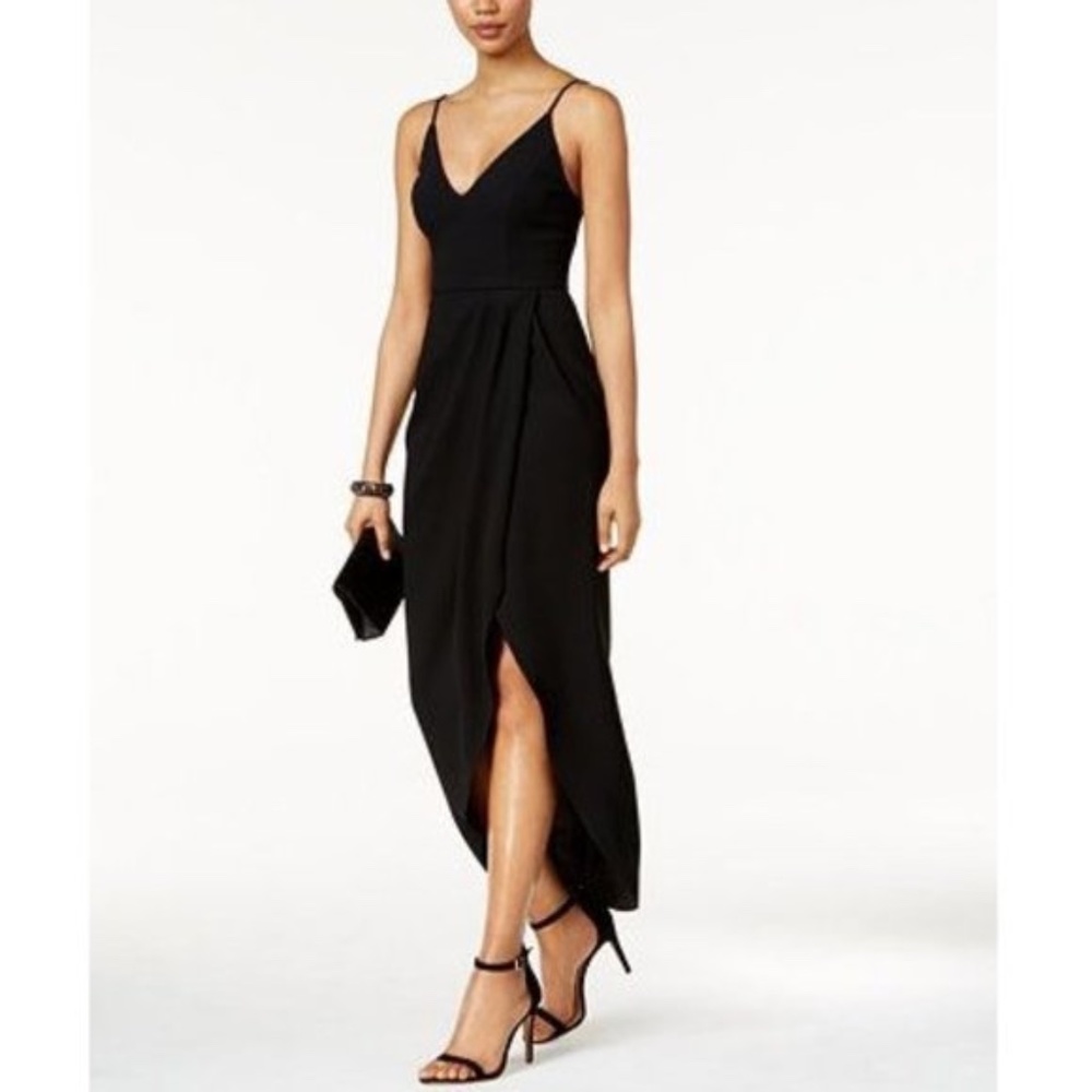 Xscape Crepe Draped Dress